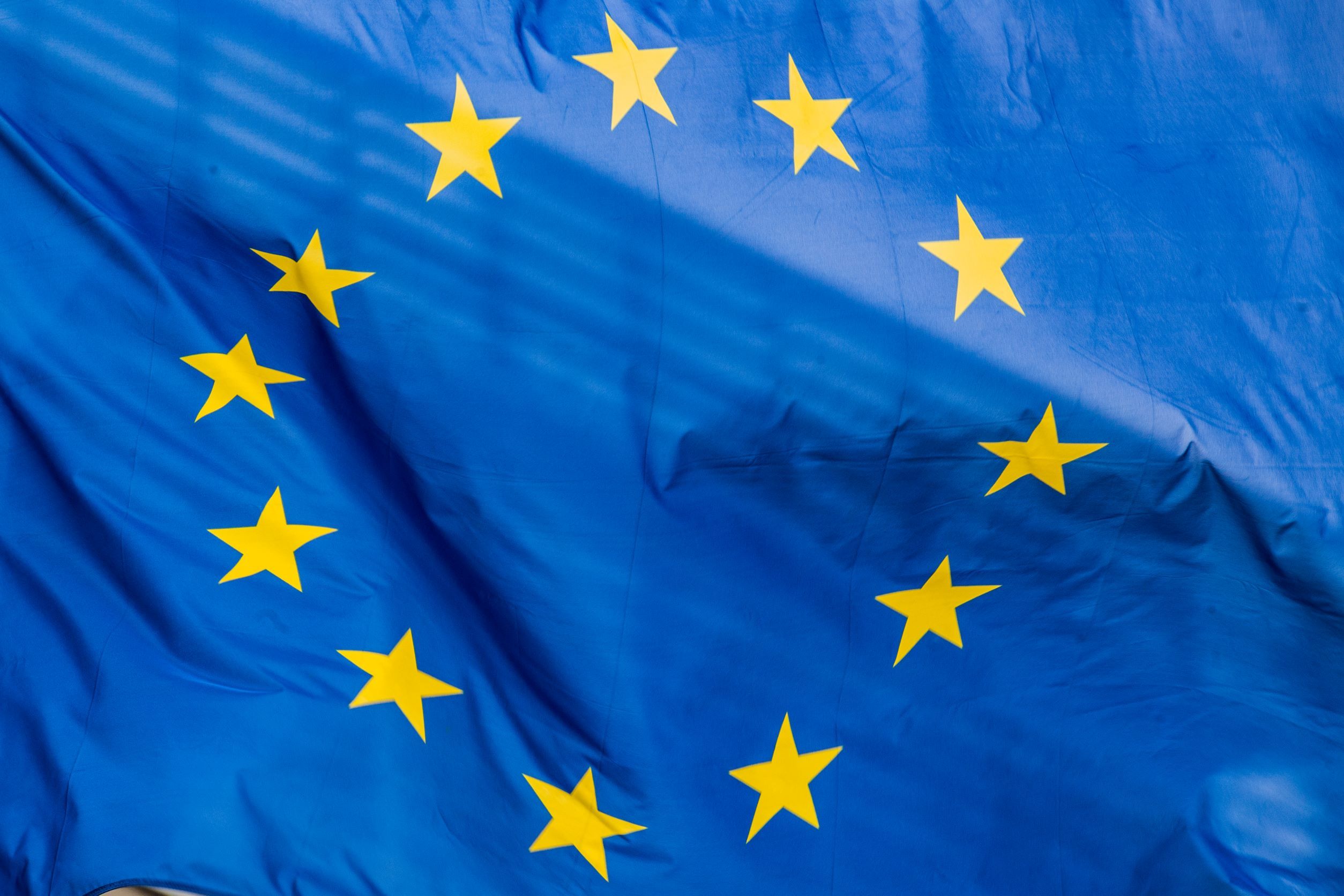 Flagge der Europäischen Union EU.
