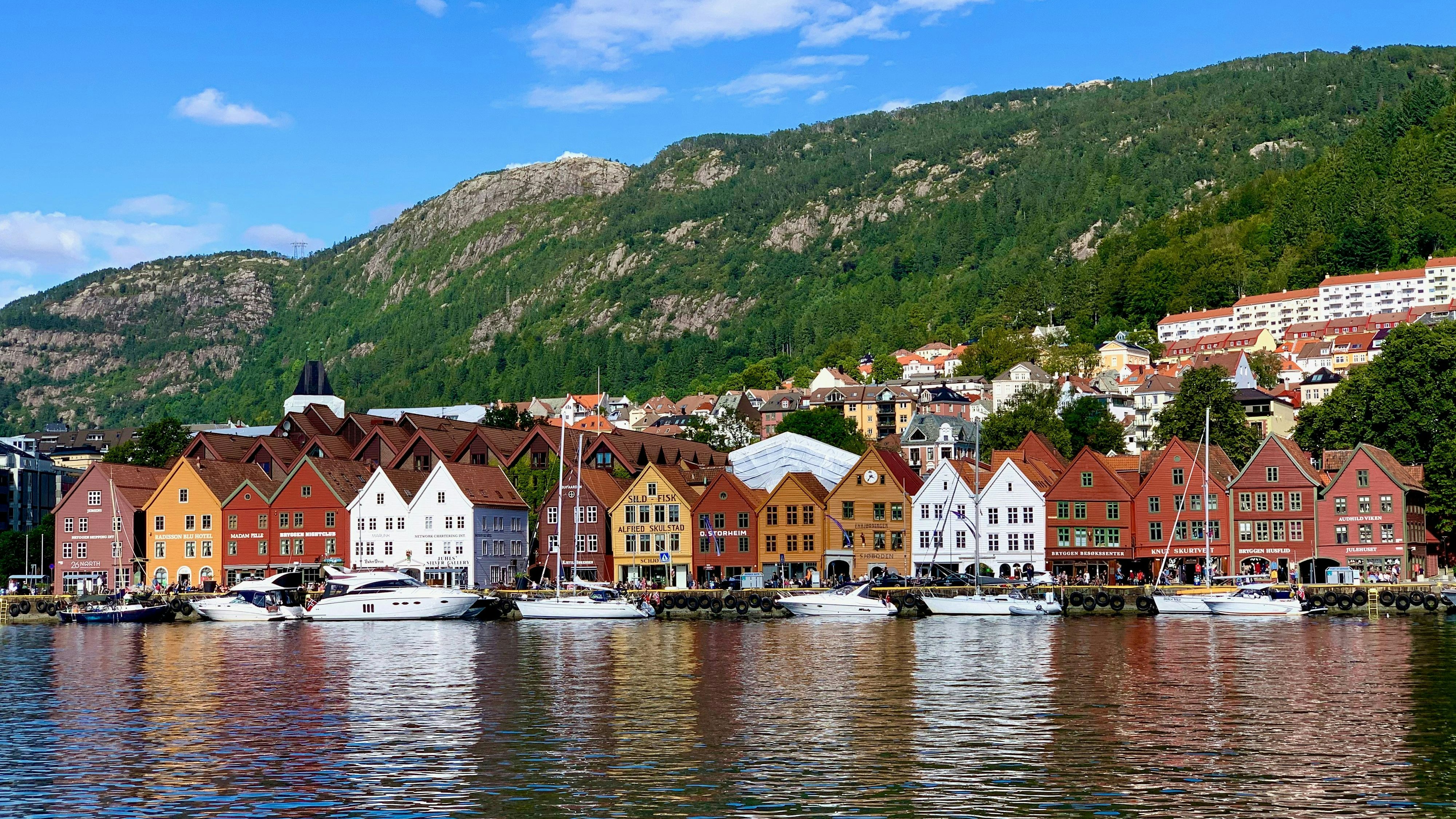 The picture shows the colourful houses of the Norwegian port city of Bergen. Norway belongs to EFTA, as do Switzerland, Iceland and Liechtenstein.